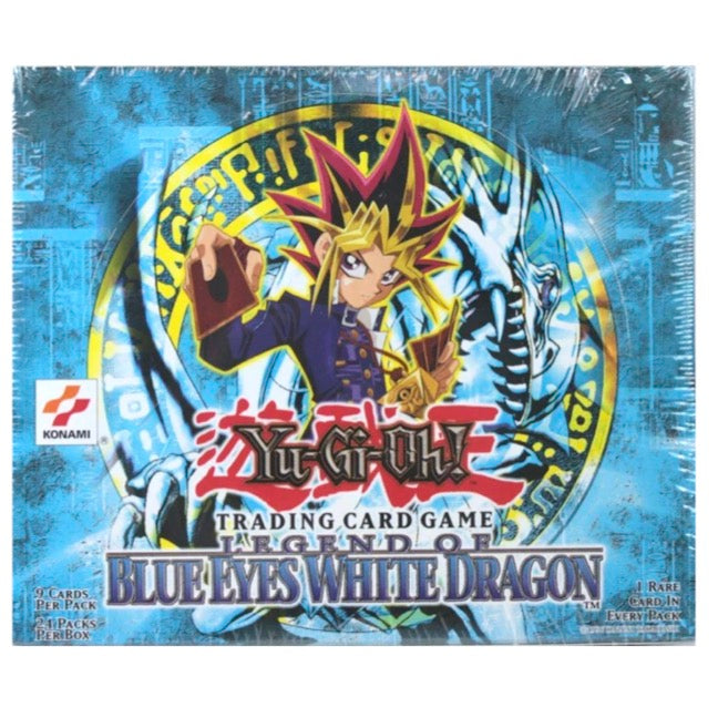 2002 Yu-Gi-Oh! Legend of Blue-Eyes White Dragon Unlimited Booster Box