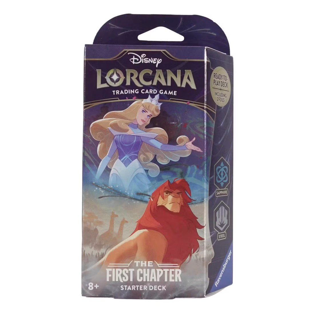 Disney Lorcana The First Chapter Starter Deck Sapphire & Steel