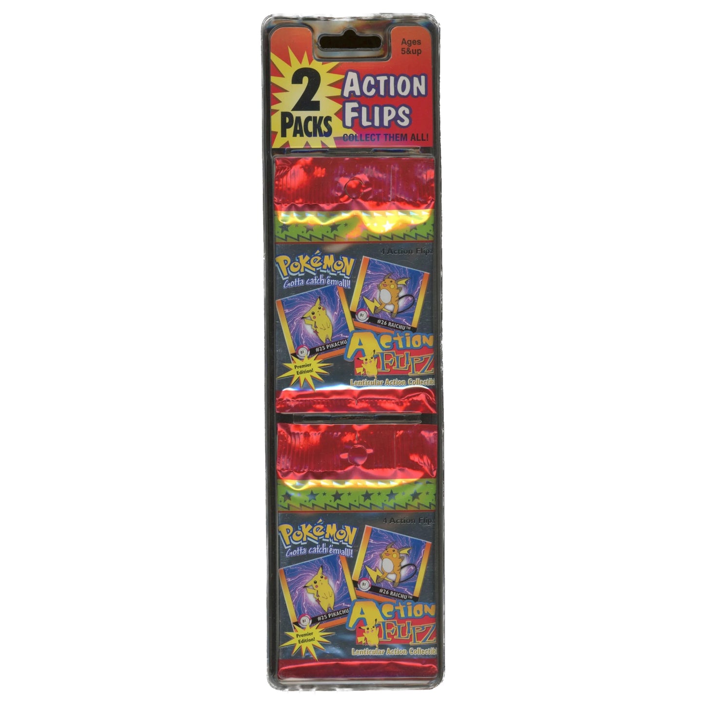 1999 Pokémon Action Flipz Premier Edition Blister Pack