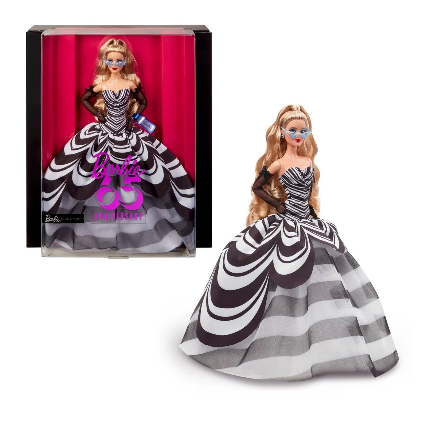 2024 Barbie Signature 65th Anniversary Sapphire Blonde Hair