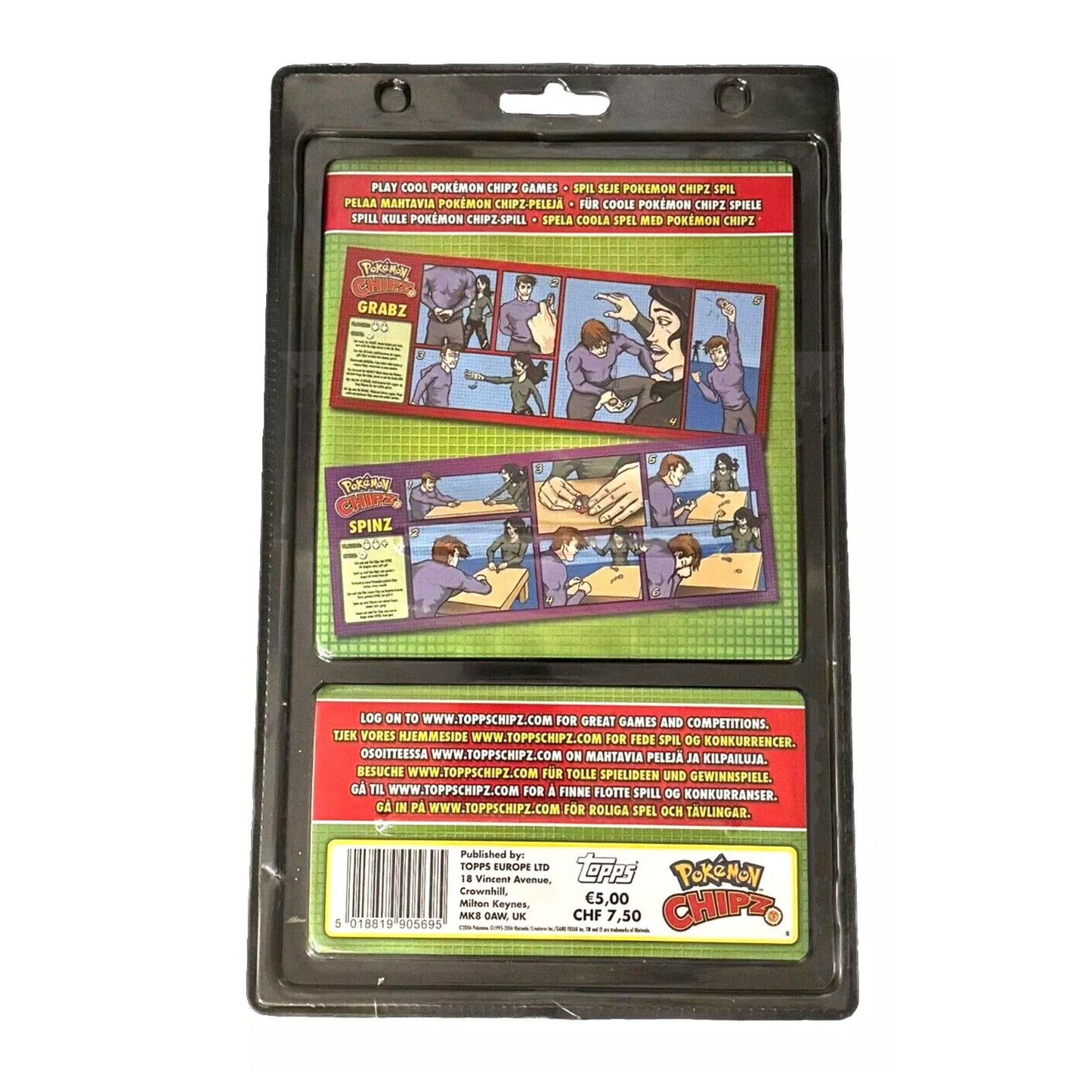 2006 Topps Pokémon Chipz Starter Set Blister Pack