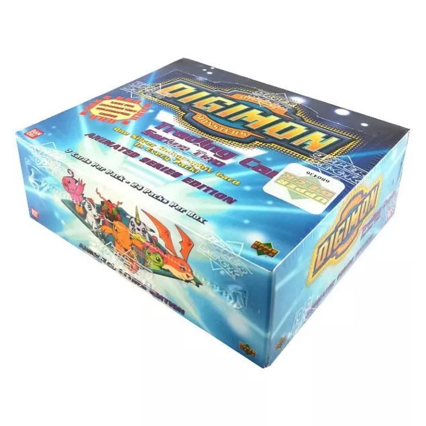 2000 Upper Deck Bandai Digimon Animated Series 2 Factory Sealed Booster Box