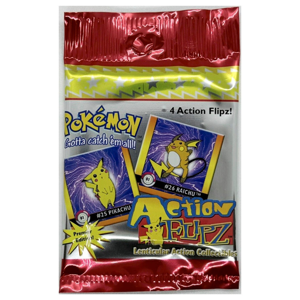 1999 Pokémon Artbox Action Flipz Premier Edition Factory Sealed Booster Pack