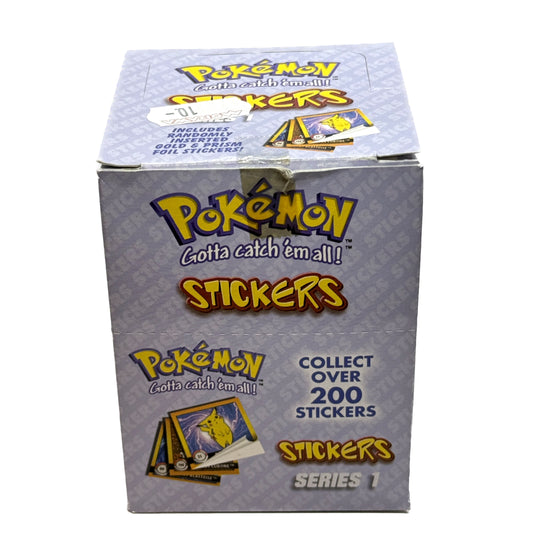 1999 Pokémon ArtBox Stickers Series 1 Display Box | Minor Damage Please Read