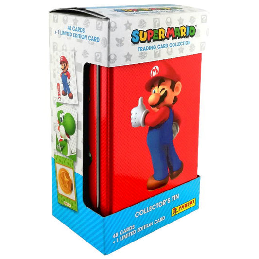 2022 Panini Super Mario Red Collector's Tin - 48 Cards + 1 Limited Edition Card