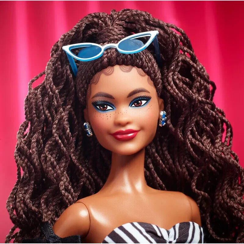 2024 Barbie Signature 65th Anniversary Sapphire Brunette Hair